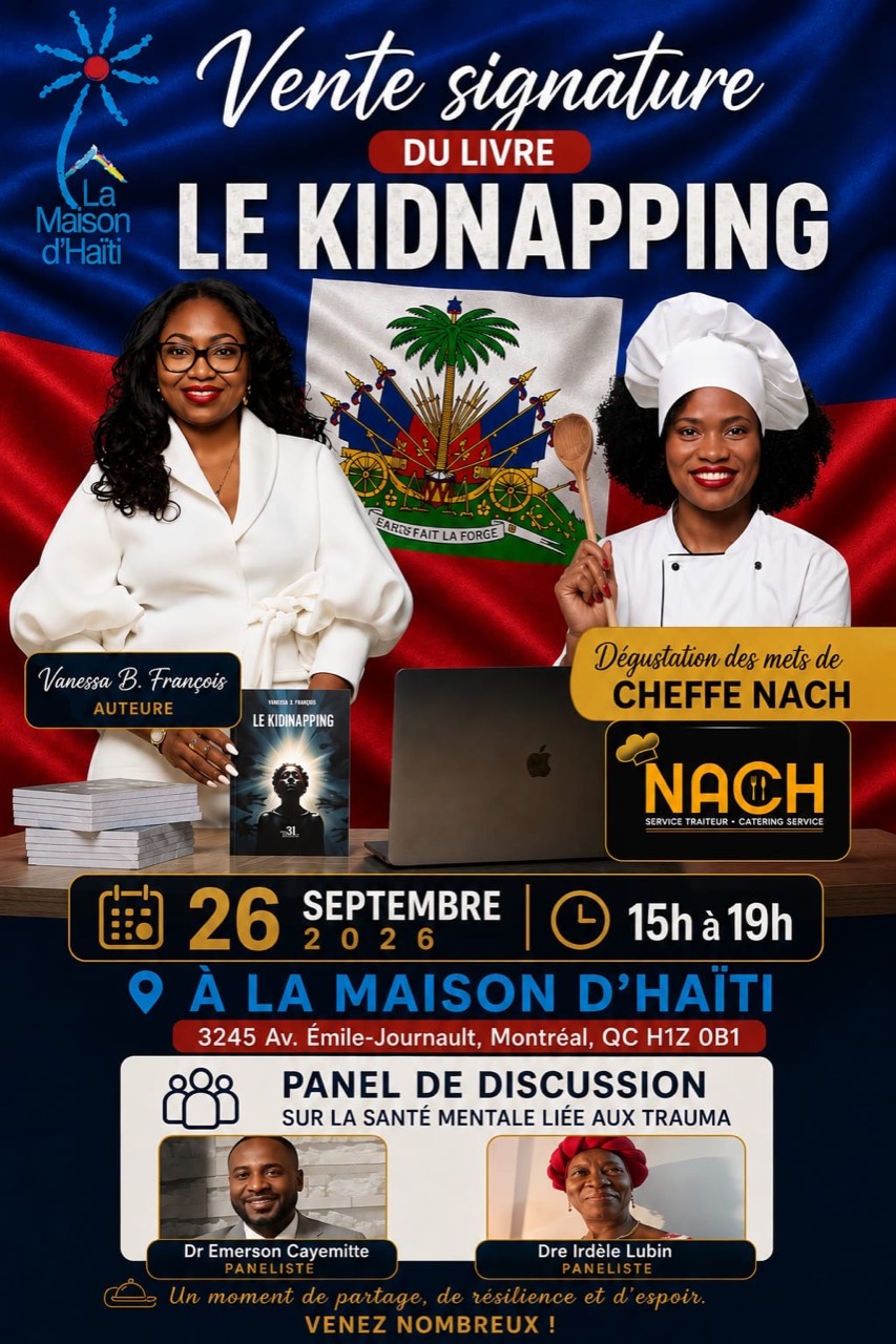 Vente-signature du livre « Le Kidnapping »